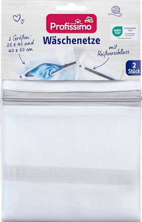 Wäschenetze mit Reißverschluss, 2 St