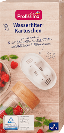 Waterfilterpatronen, 3 stuks