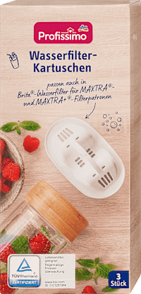 Waterfilterpatronen, 3 stuks