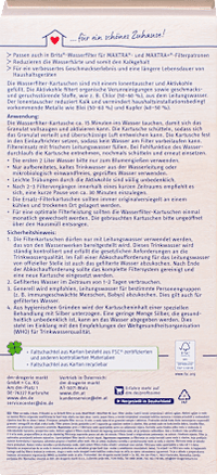 Wasserfilter-Kartuschen, 3 St