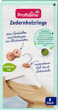 Profissimo Zedernholzringe, 8 St
