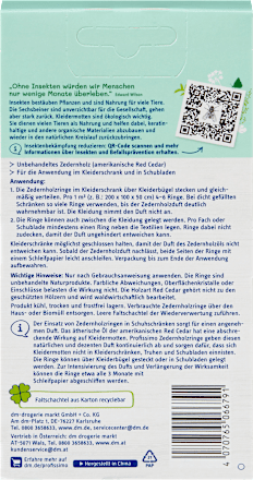 Profissimo Zedernholzringe, 8 St