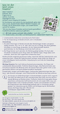 Cederhouten ringen, 8 stuks