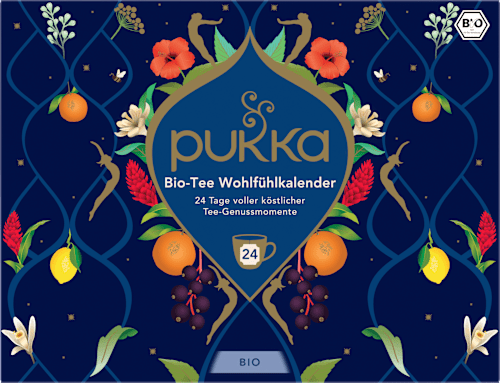 Adventskalender 2026 Bio-Tee Wohlfühlkalender (24 Beutel), 1 St
