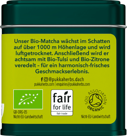 Grüner Tee Matcha, Tulsi Lemon, 30 g