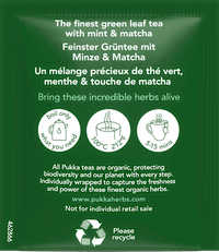 Grüner Tee "Mint Matcha Green" mit Minze & Matcha (20 Beutel), 30 g