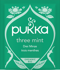 Kräutertee "Drei Minze" mit Pfefferminze, Grüner Minze & Ackerminze (20 Beutel), 32 g