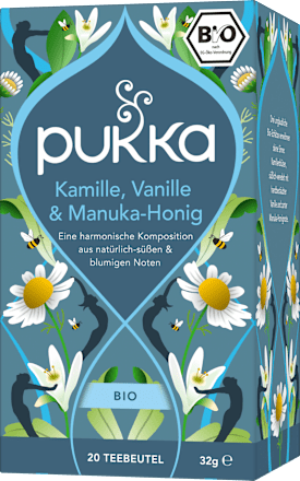 Kräutertee Kamille, Vanille & Manuka-Honig (20 Beutel), 32 g
