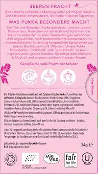 Kruidenthee "Morning Berry" met Hibiscus &amp; Zwarte Bes (20 theezakjes), 34 g