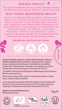 Kräutertee "Morning Berry" mit Hibiskus & Schwarzer Johannisbeere (20 Beutel), 34 g