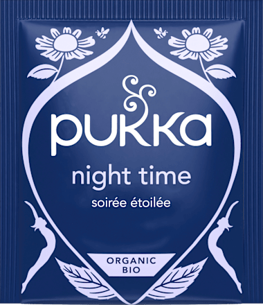 Kräutertee "Night Time" mit Kamille, Lavendel & Baldrian (20 Beutel), 20 g