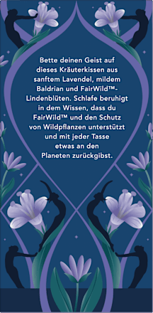 Kräutertee "Night Time" mit Kamille, Lavendel & Baldrian (20 Beutel), 20 g