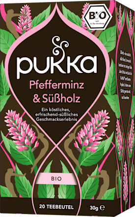 Kruidenthee Pepermunt &amp; Zoethout (20 zakjes), 30 g