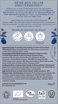 Kruidenthee selectie 4 theesoorten (20 theezakjes), 29 g