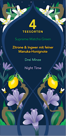 Kruidenthee selectie 4 theesoorten (20 theezakjes), 29 g