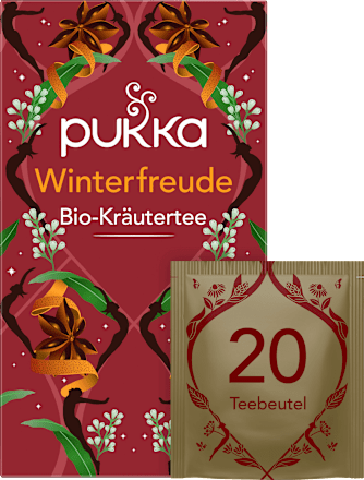 Kruidenthee "Winter Joy" met gember, rooibos, sinaasappel &amp; steranijs (20 theezakjes), 38 g