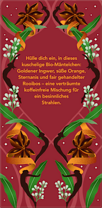 Kruidenthee "Winter Joy" met gember, rooibos, sinaasappel &amp; steranijs (20 theezakjes), 38 g