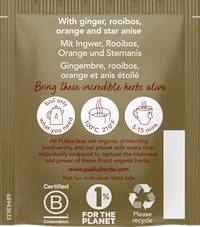 Kräutertee "Winterfreude" mit Ingwer, Rooibos, Orange & Sternanis (20 Beutel), 38 g