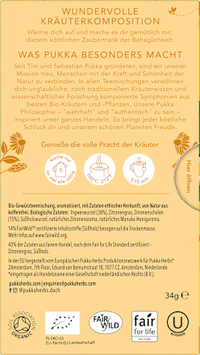 Kräutertee Zitrone & Ingwer mit Manuka-Honignote (20 Beutel), 34 g