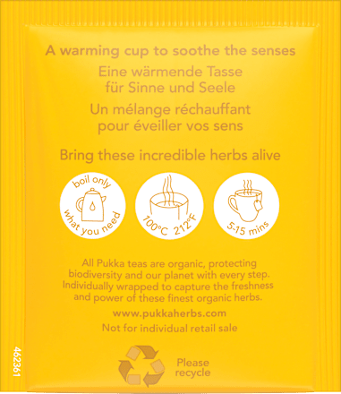 Kruidenthee Citroen &amp; Gember met Manuka Honing (20 theezakjes), 34 g