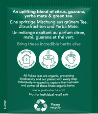 pukka Kräutertee, Zitrus Mate Green (20 Beutel), 36 g