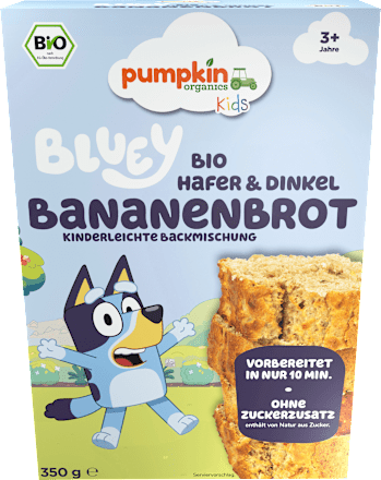 Backmischung Bluey Bananenbrot Hafer & Dinkel ab 3 Jahren, 350 g