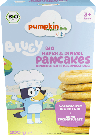 Backmischung Bluey Pancakes Hafer & Dinkel ab 3 Jahren, 200 g