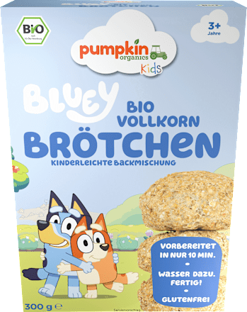 Backmischung Bluey Vollkorn Brötchen ab 3 Jahren, 300 g
