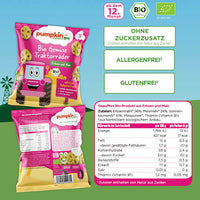 Kindersnack Gemüse Traktorräder Erbsen & Mais, ab 12. Monaten, 20 g