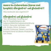 Kindersnack Kichererbsen Sterne mit Mais & Kürbis, ab 12 Monaten, 20 g