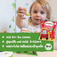 Kindersnack Linsen Puffs mit Tomate, Karotte & Kräutern ab 1 Jahr, 20 g
