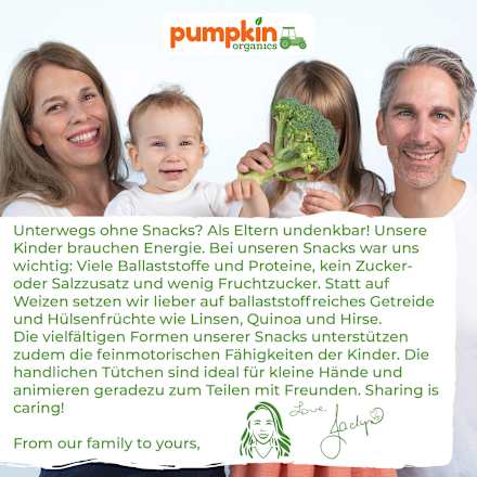 Kindersnack Linsen Puffs mit Tomate, Karotte & Kräutern ab 1 Jahr, 20 g
