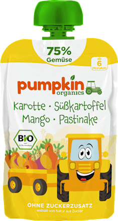 Quetschie Karotte, Süßkartoffel, Mango & Pastinake ab 6 Monaten, 100 g