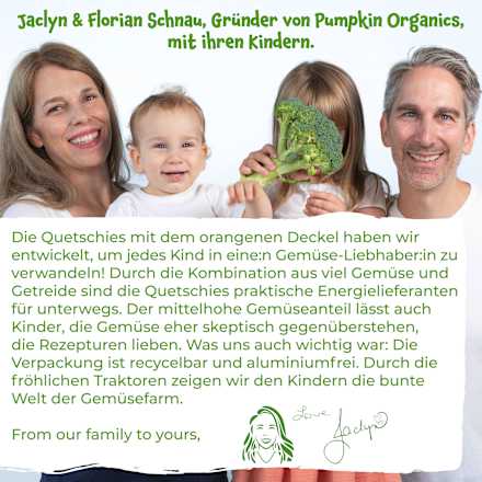 Quetschie Kürbis, Birne, Apfel, Pflaume, Hafer, ab dem 8. Monat, 100 g