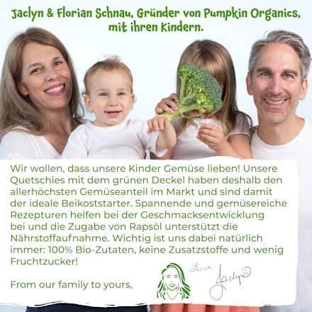 Quetschie Kürbis, Karotte, Apfel, Banane & Pfirsich, ab 6 Monaten, 100 g