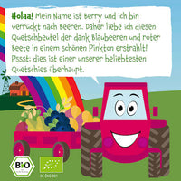 Quetschie mit Süßkartoffel, Blaubeere, Birne, Rote Beete & Hafer, ab dem 6. Monat, 100 g