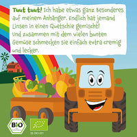 Quetschie Süßkartoffel, Karotte, Linsen, Brokkoli & Banane ab 8 Monaten, 100 g