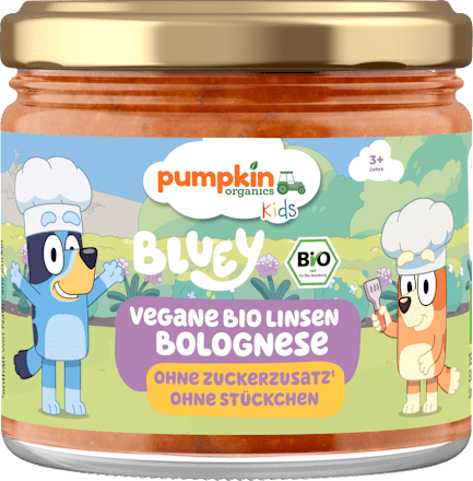 Sauce Bluey Linsen Bolognese ab 3 Jahren, 340 g