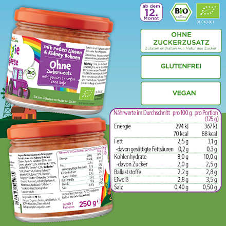 Soße Veggie Bolognese ab 1 Jahr, 250 g