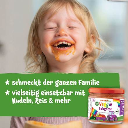 Soße Veggie Bolognese ab 1 Jahr, 250 g