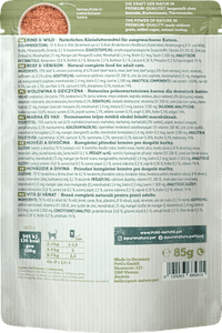 Nat kattenvoer met rundvlees, wild &amp; kattenkruid, 85 g