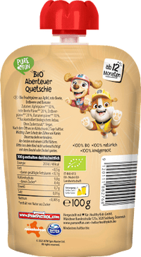 Quetschie Paw Patrol Apfel, rote Beete, Erdbeere & Banane ab 12 Monaten, 100 g