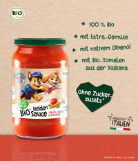 PURE & FUN Sauce PAW Patrol Helden Tomate, Gemüse & Basilikum ab 3 Jahren, 340 g