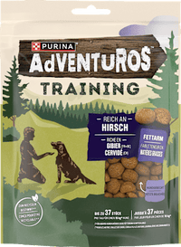 Hondensnacks met hert, training, 115 g