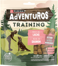 Hondensnacks met zalm, training, 115 g