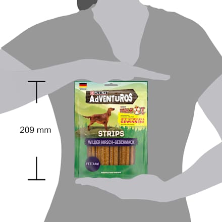 Hondensnoepjes met hertensmaak, 90 g