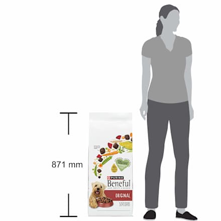 Droog hondenvoer met rundvlees &amp; tuingroenten, Original, 12 kg