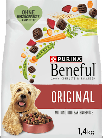 Droog hondenvoer met rundvlees &amp; groenten, origineel, 1,4 kg