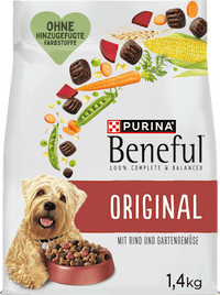 Droog hondenvoer met rundvlees &amp; groenten, origineel, 1,4 kg
