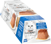 Nassfutter Katze Hochseefisch in Sauce, Revelations Mousse Multipack (4x57g), 228 g